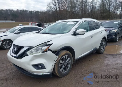 2015 Nissan Murano Sl z USA, uszkodzony, nr VIN 5N1AZ2MG8FN208065
